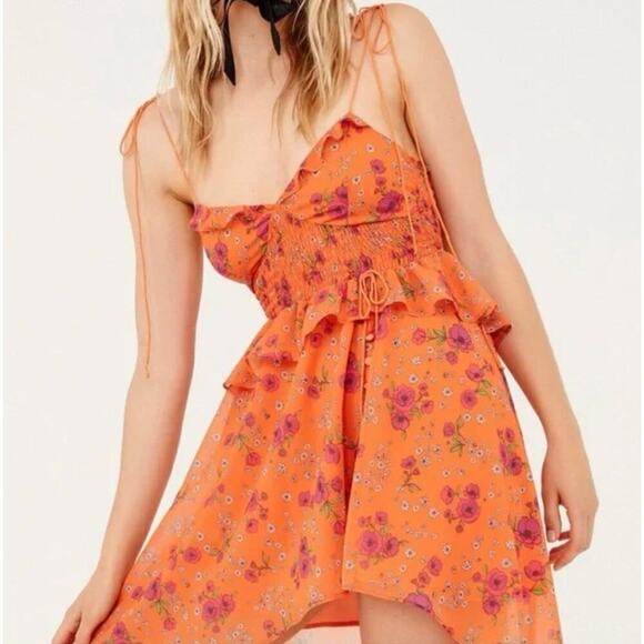 For Love & Lemons Dresses & Skirts - For Love & Lemons Peony High Low Floral Dress Size XS​​​